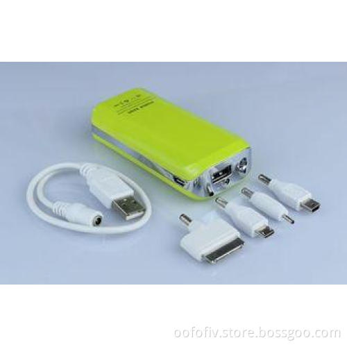 5200mah 5V USB Emergency Power Bank Plastic Power Bank Char